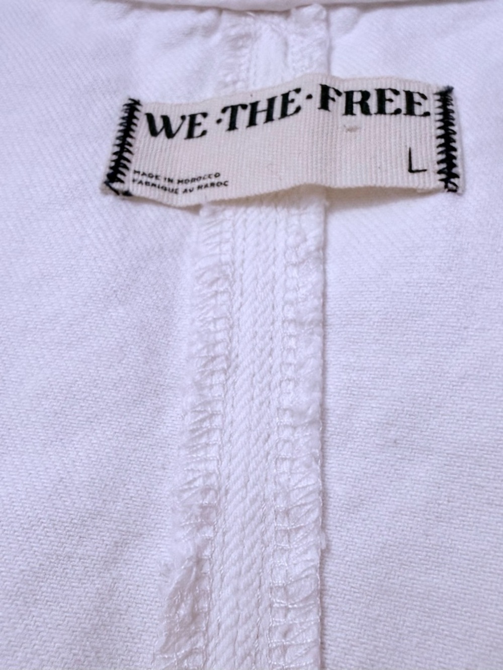 WE.THE.FREE HIGH ROLLER SHORTALL IN OPTIC WHITE - Picture 7 of 8